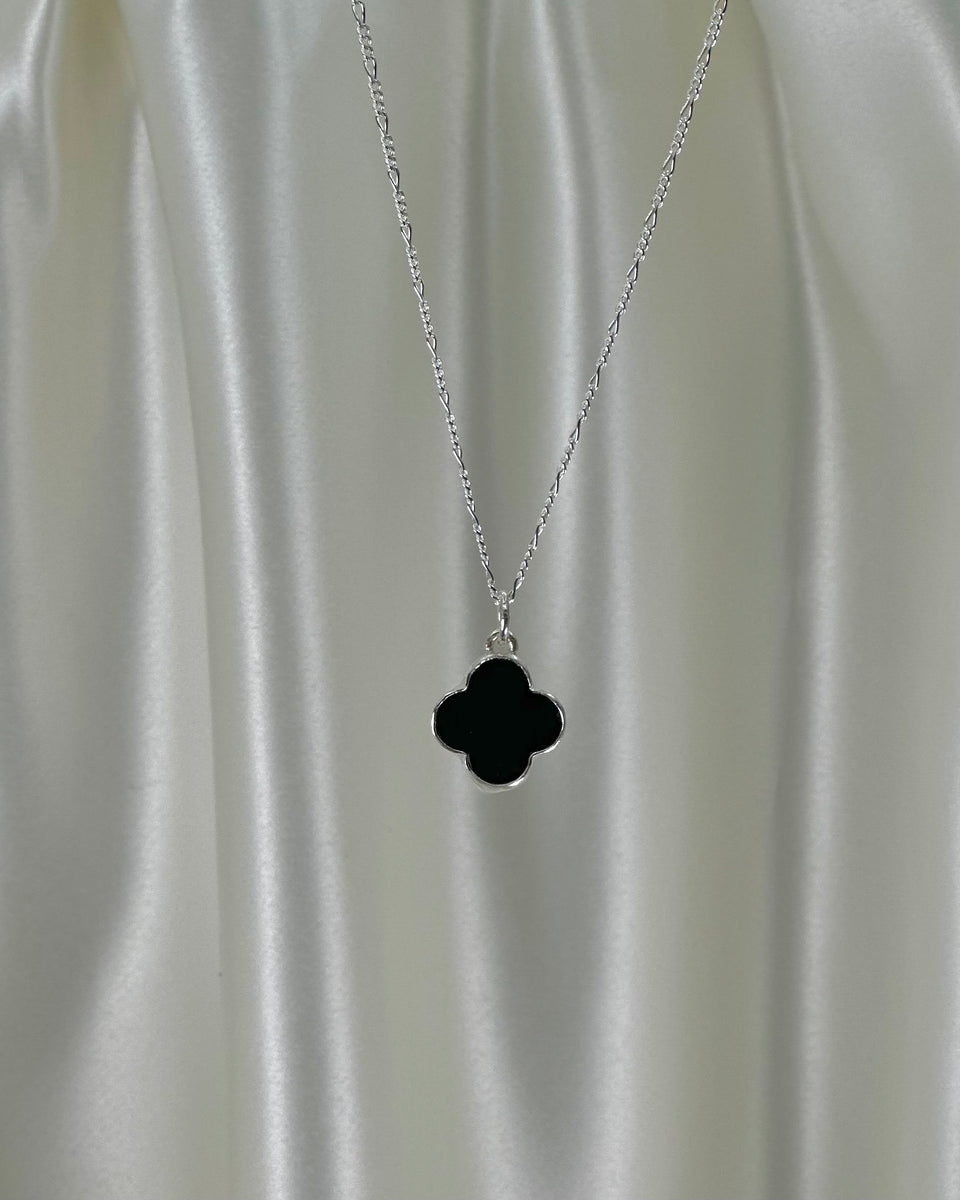 Clover Necklace Large Onyx – Taylor Williams Jewellery