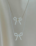 Pearl Bow Necklace