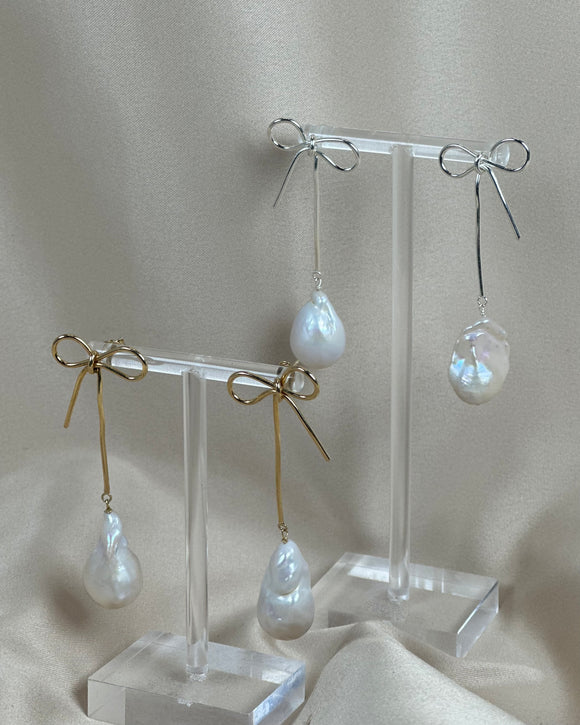 Baroque Bow Earrings