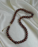 Bronze Pearl Necklace