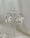 Statement Pearl Wrap Hoops