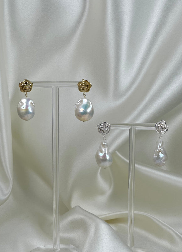 Rose Baroque Earring