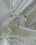 Topaz Pearl Stud - Teardrop