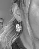 Statement Pearl Wrap Hoops