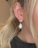 Rose Baroque Earring