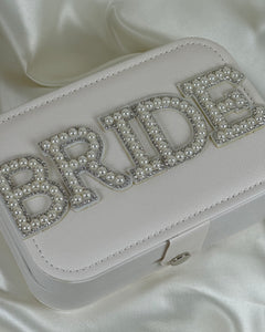 Pearl Embellished Jewellery Box - Bride
