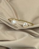 Keshi Pearl Twirl Cuff