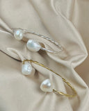 Keshi Pearl Twirl Cuff