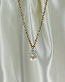 Fireball Keshi Pearl Necklace