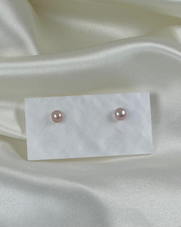 Pink Pearl Stud