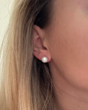 Pearl Studs - Off White