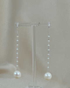 Pearl Chain Earring - Long