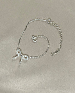 Pearl Bow Bracelet