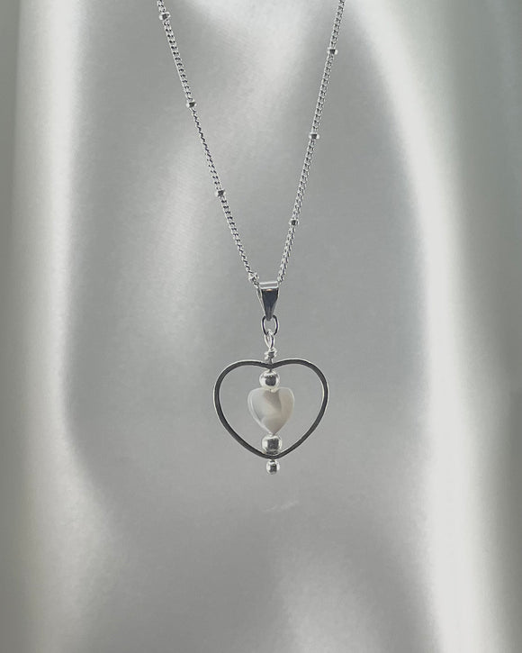 Heart Spinner Necklace
