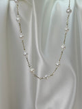 Pearl Trio Scatter Necklace