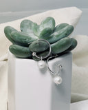 Hoop With Pearl Drop