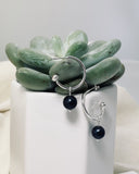 Hoop With Pearl Drop