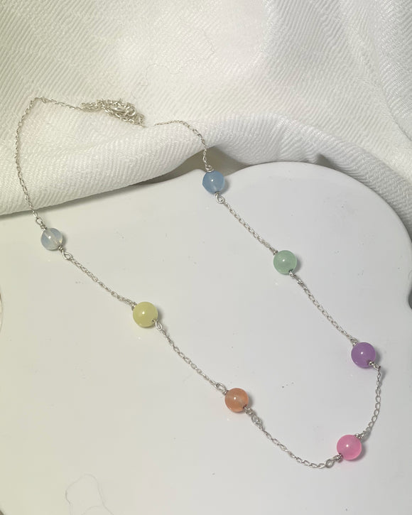 Pastel Scatter Necklace