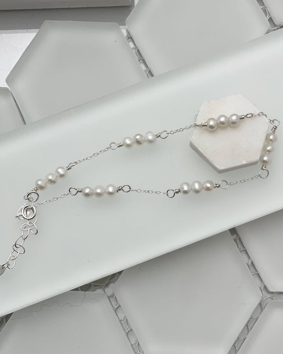 Pearl Cluster Anklet