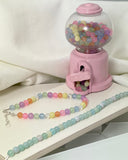 Chunky Pastel Beaded Anklet