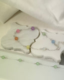 Pastel Scatter Anklet